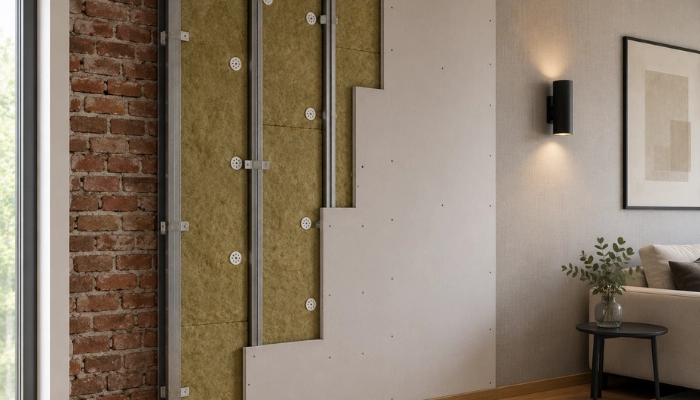 como aislar una pared ya construida