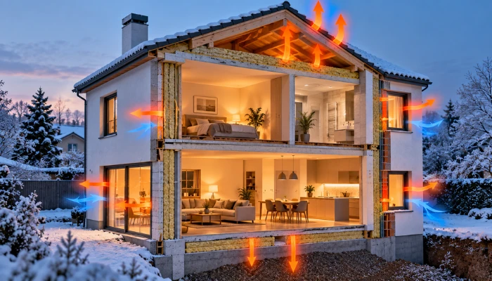 cómo saber si una casa está bien aislada